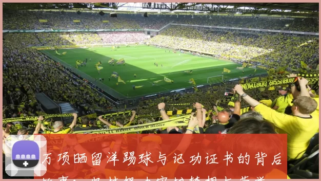 万项晒留洋踢球与记功证书的背后故事：坚持努力守护梦想与荣誉